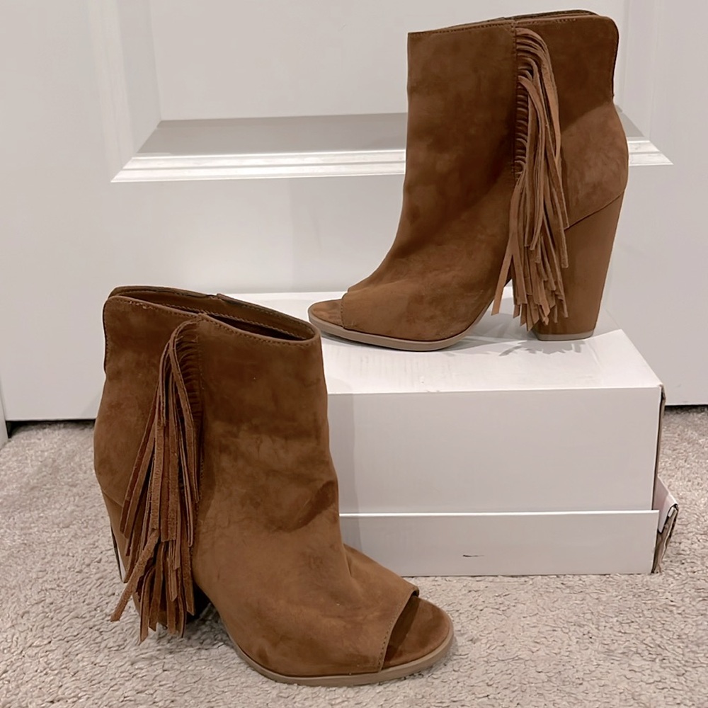DV by Dolce Vita Lotus Style Fringe Booties - Picture 2 of 10